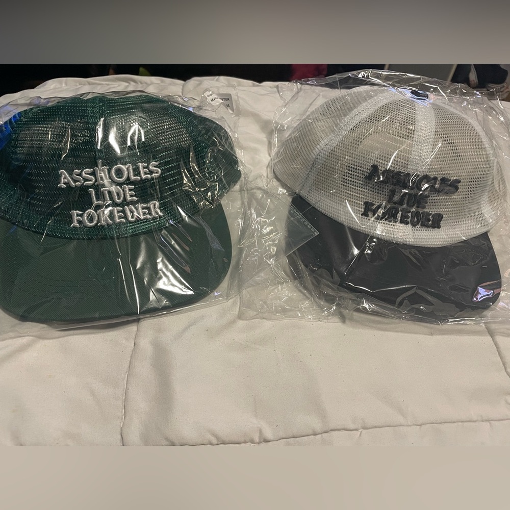 Assholes Live Forever Mesh Hats
